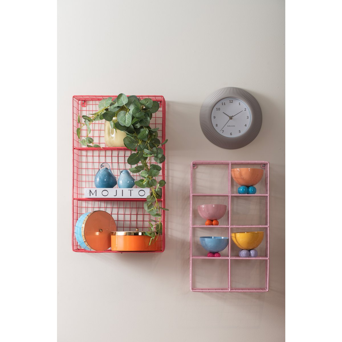 Karlsson - Wandklok Tender Rib