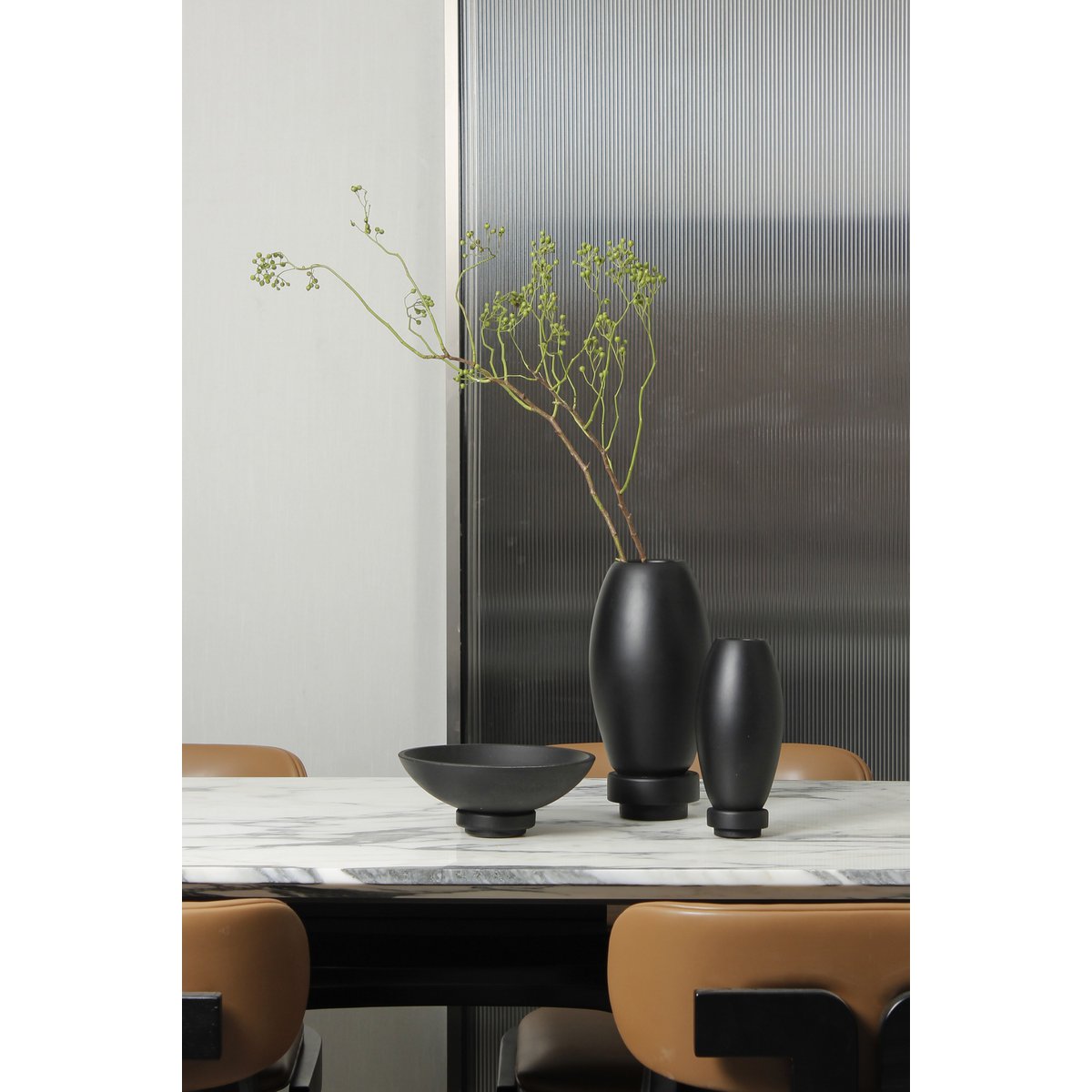 Element Accessories - Innovatieve moderne vaas, microcement, Top Design, RUD22BK