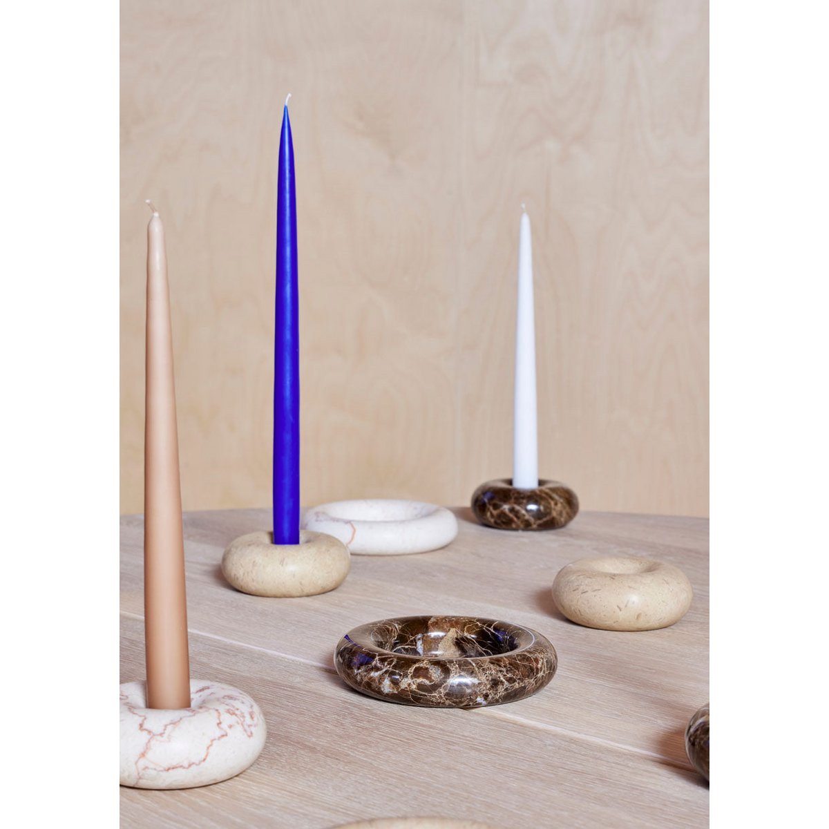 OYOY - Savi Marmeren Kaarsenhouder - Groot