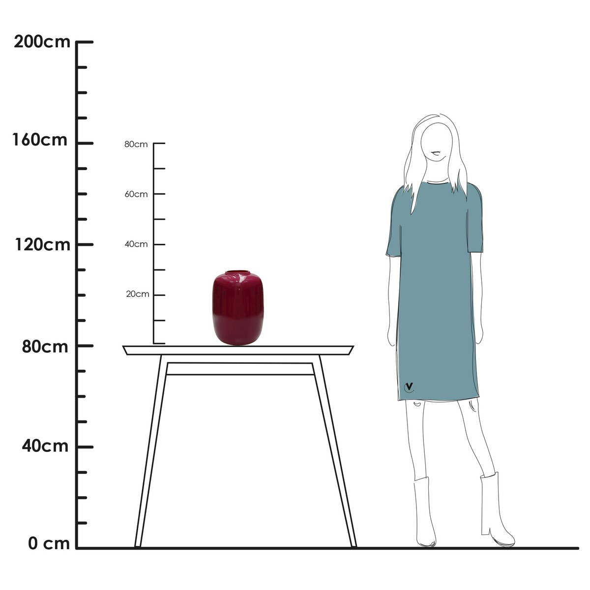 Vase the World - Vaas - Artic mauve