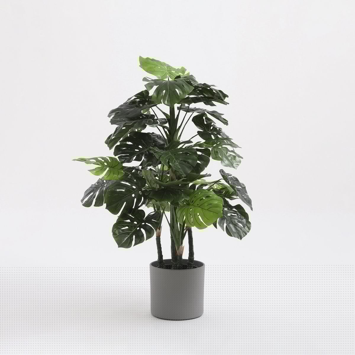 Glimmerdekorationen - Künstliche Pflanze Monstera - H140 x Ø80 cm - Grün