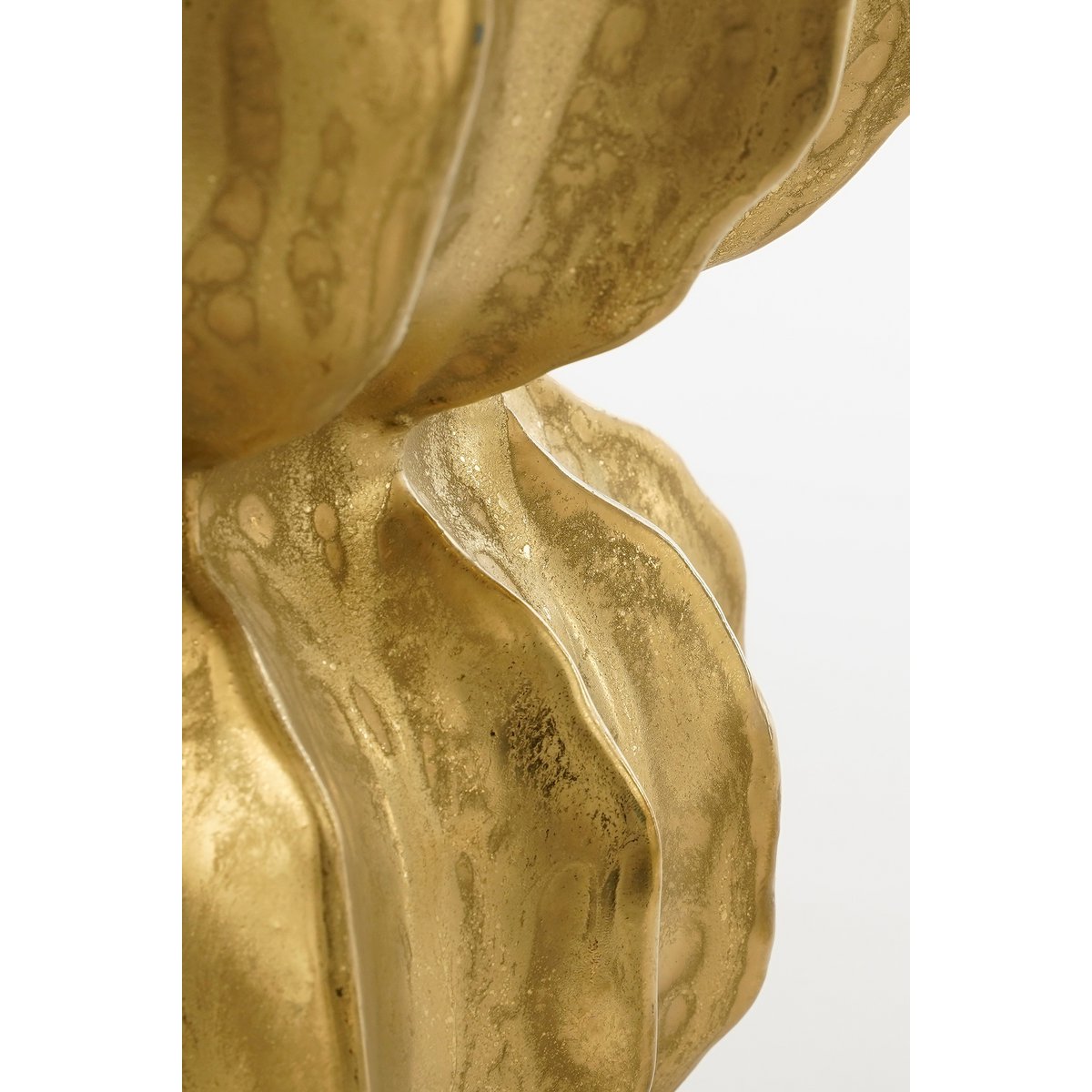 Glimmerdekorationen - Altea Vase - H35 x Ø33 cm - Keramik - Gold