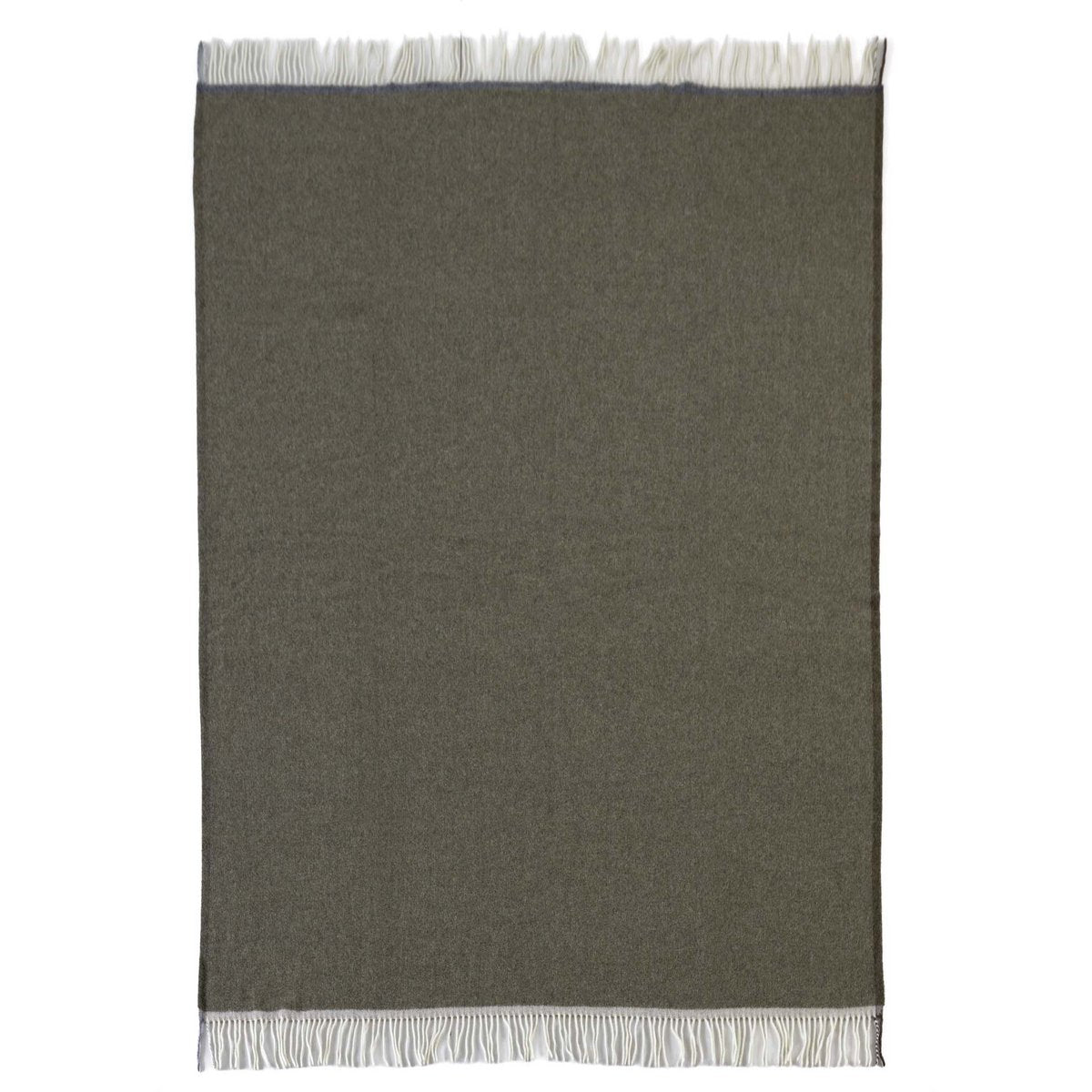 MoST Blankets - Merino/kasjmier plaid MILANO - Verde Orlo