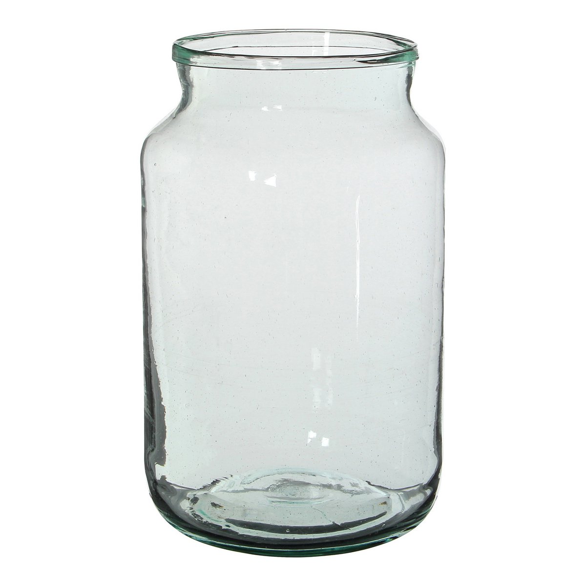 Glimmerdekorationen - Vienne Vase - H30 x Ø18 cm - Recyceltes Glas - Transparent