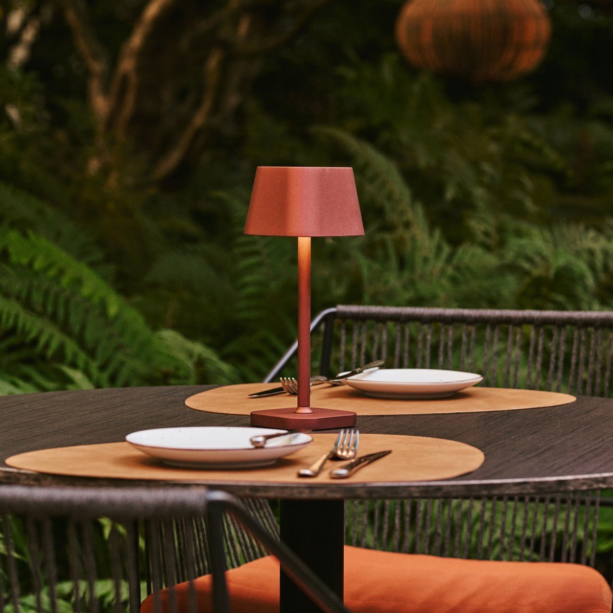 Tavellio-Amsterdam - Ava Bronze - Oplaadbare tafellamp | Stijlvol, draadloos en dimbaar