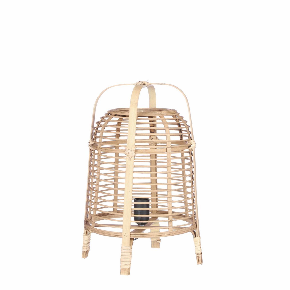 Mica Decorations - Page Tischlampe - H41 x Ø27 cm - Bambus - Hellbraun