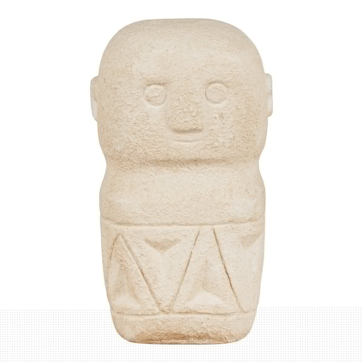 Haus Nordic - Dekoration - Dekoration aus Zement, beige, 5,5x5,5x10 cm