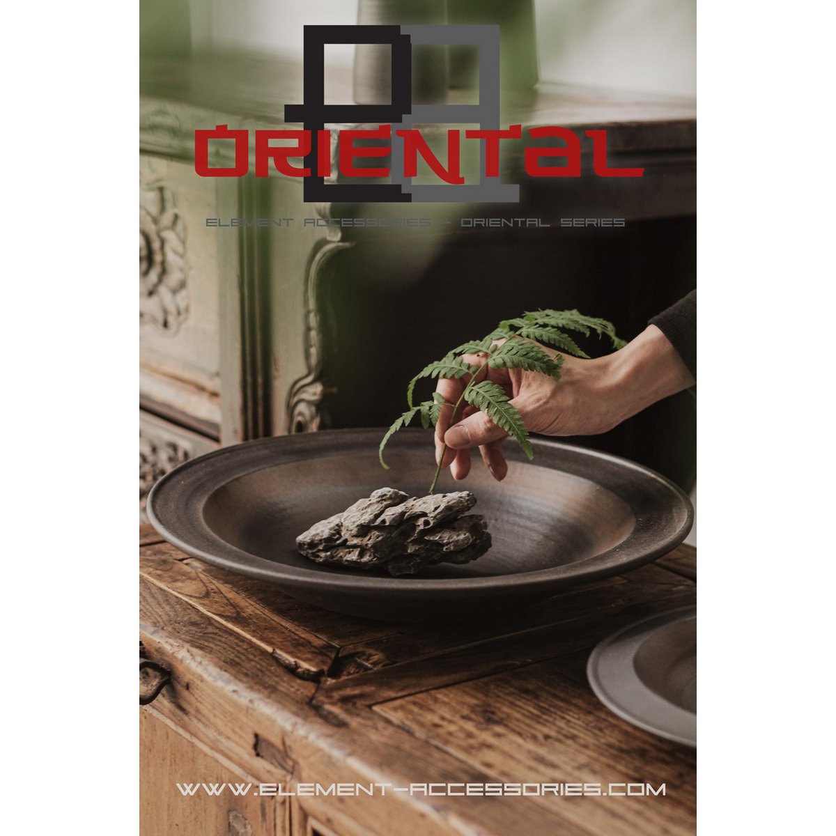 Element Accessories - Innovatieve, New Moderne keramische platte kom East+West ULF04