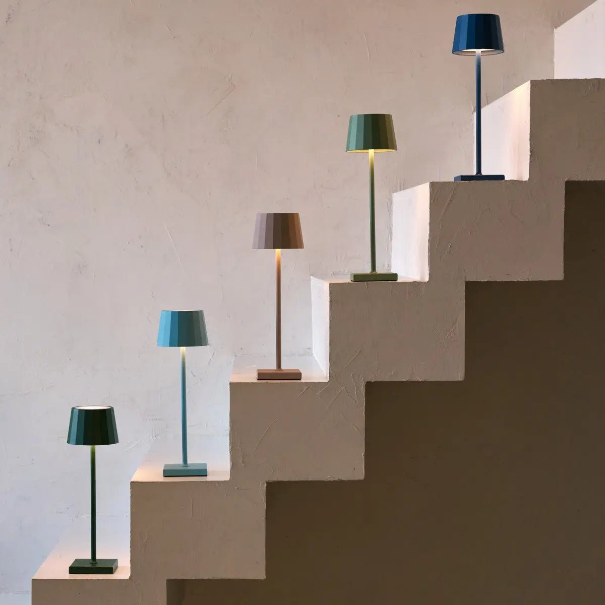 Tavellio-Amsterdam - Milou Mocha Brown - Tafellamp zonder kabel L Modern, Design & 3 Light Modi