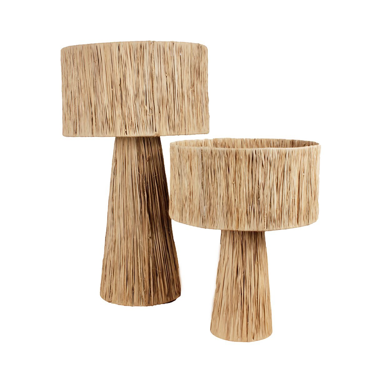 Pole to Pole - Lampe Raffia S