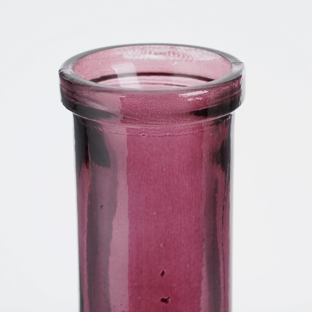 Mica Decorations – Rioja-Flaschenvase – H50 x Ø15 cm – recyceltes Glas – Bordeaux