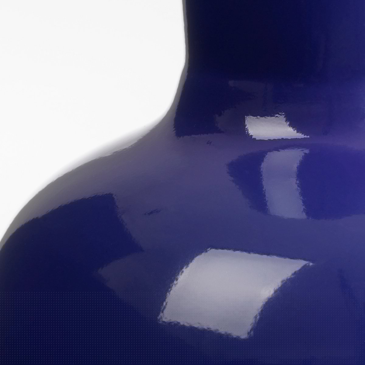 Mica Decorations - Dara Vaas - H42 x Ø28 cm - Metaal - Blauw