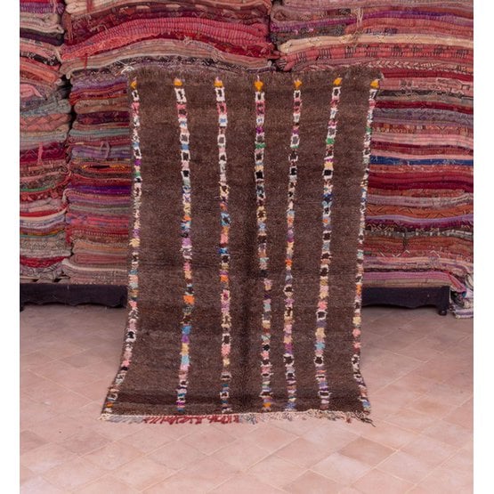 Poufs & Kissen – Marokkanischer Berberteppich Azilal – 2,25 x 1,35 m – R201