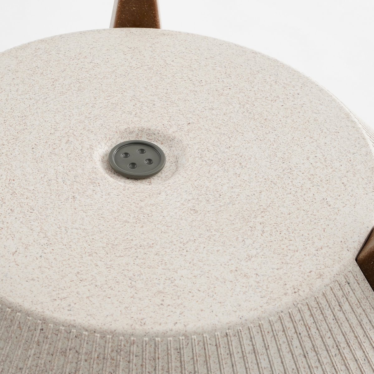 Mica Decorations – Doppio Blumentopf auf Beinen – H22 x Ø47 cm – Polypropylen – FSC Mix – gebrochenes Weiß