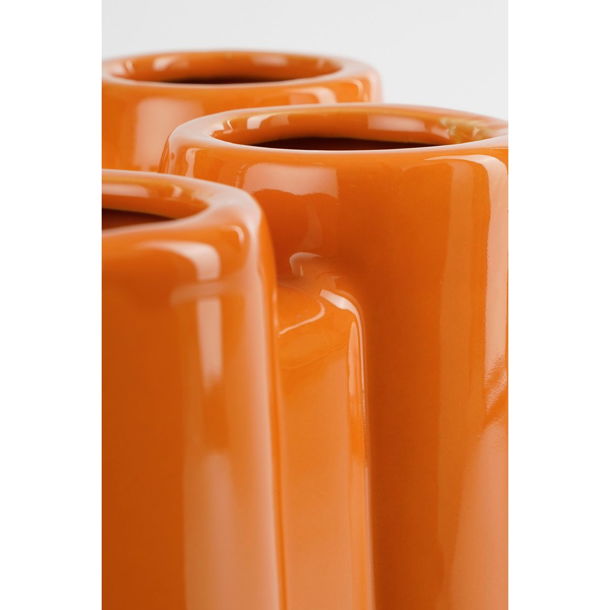 Mica Decorations - Minda Tulpenvase - H34 x Ø28 cm - Keramik - Orange