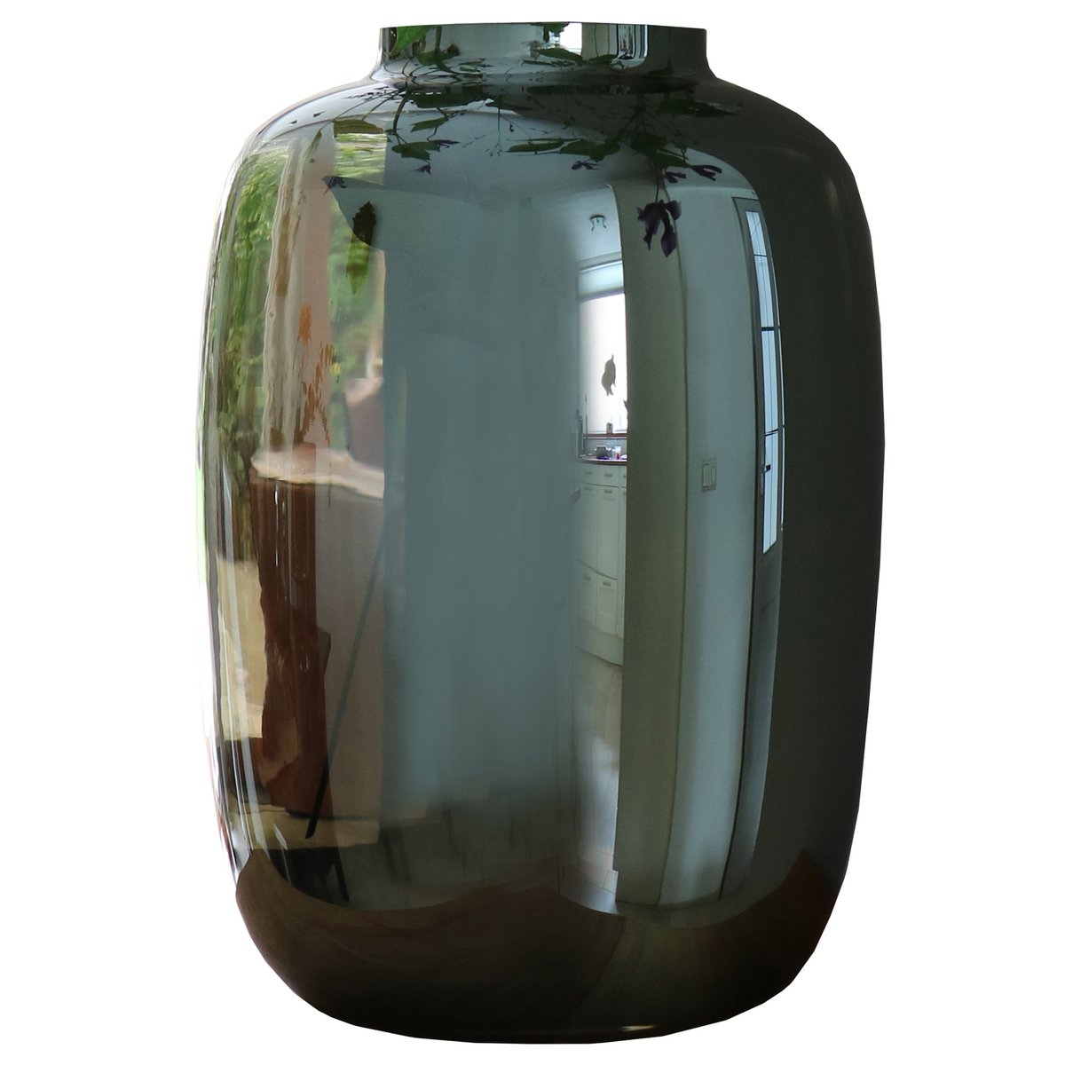 Vase the World - Vaas - Artic gloss grey