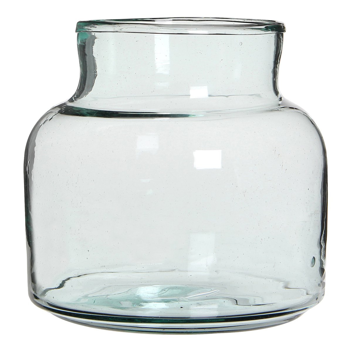 Glimmerdekorationen - Vienne Vase - H20 x Ø21 cm - Recyceltes Glas - Transparent