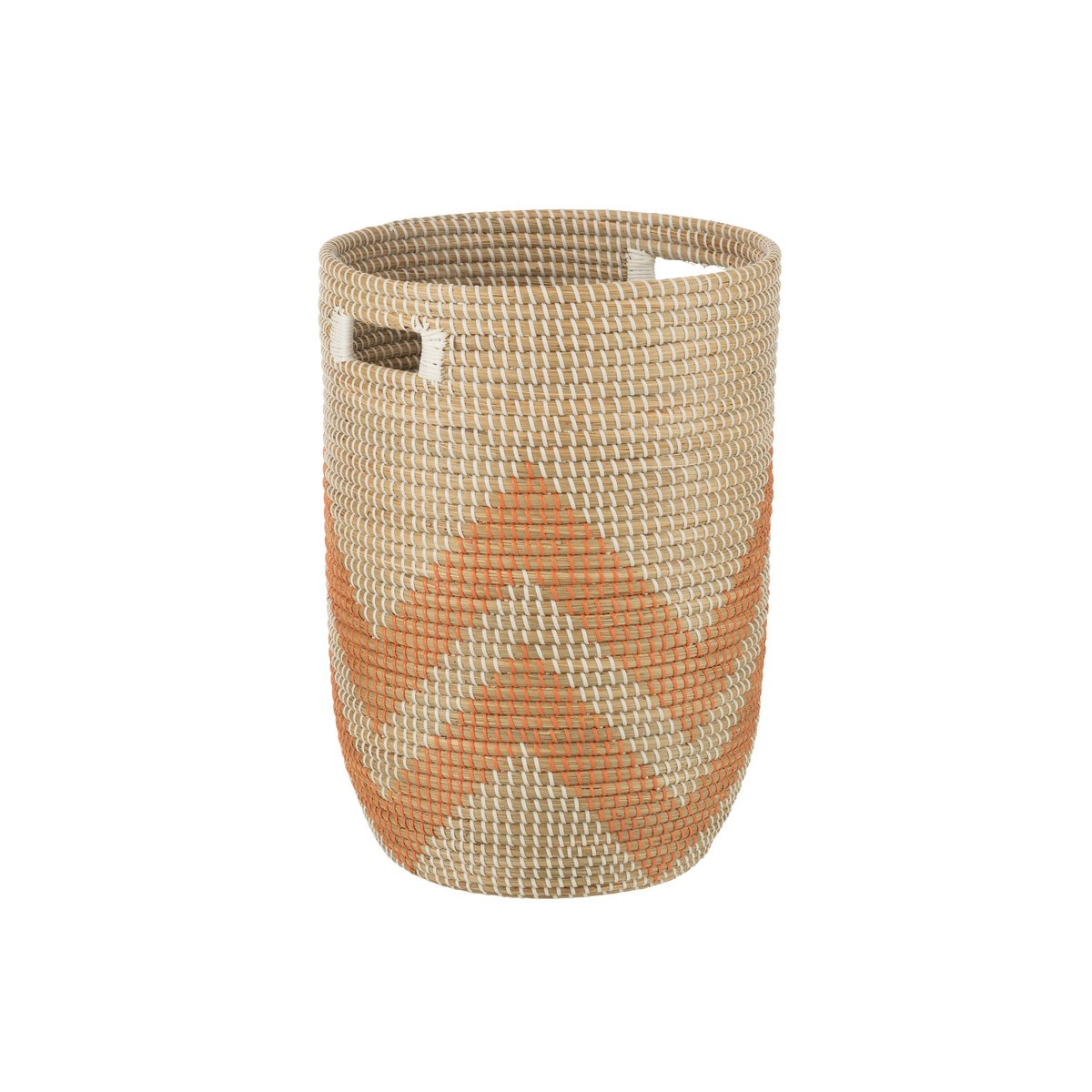 J-Line – Körbe gestreift – Seegras – Orange