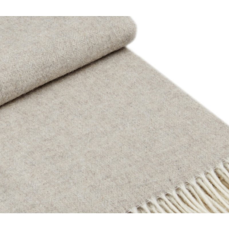 MoST Blankets - Merino/kasjmier plaid MILANO - Beige