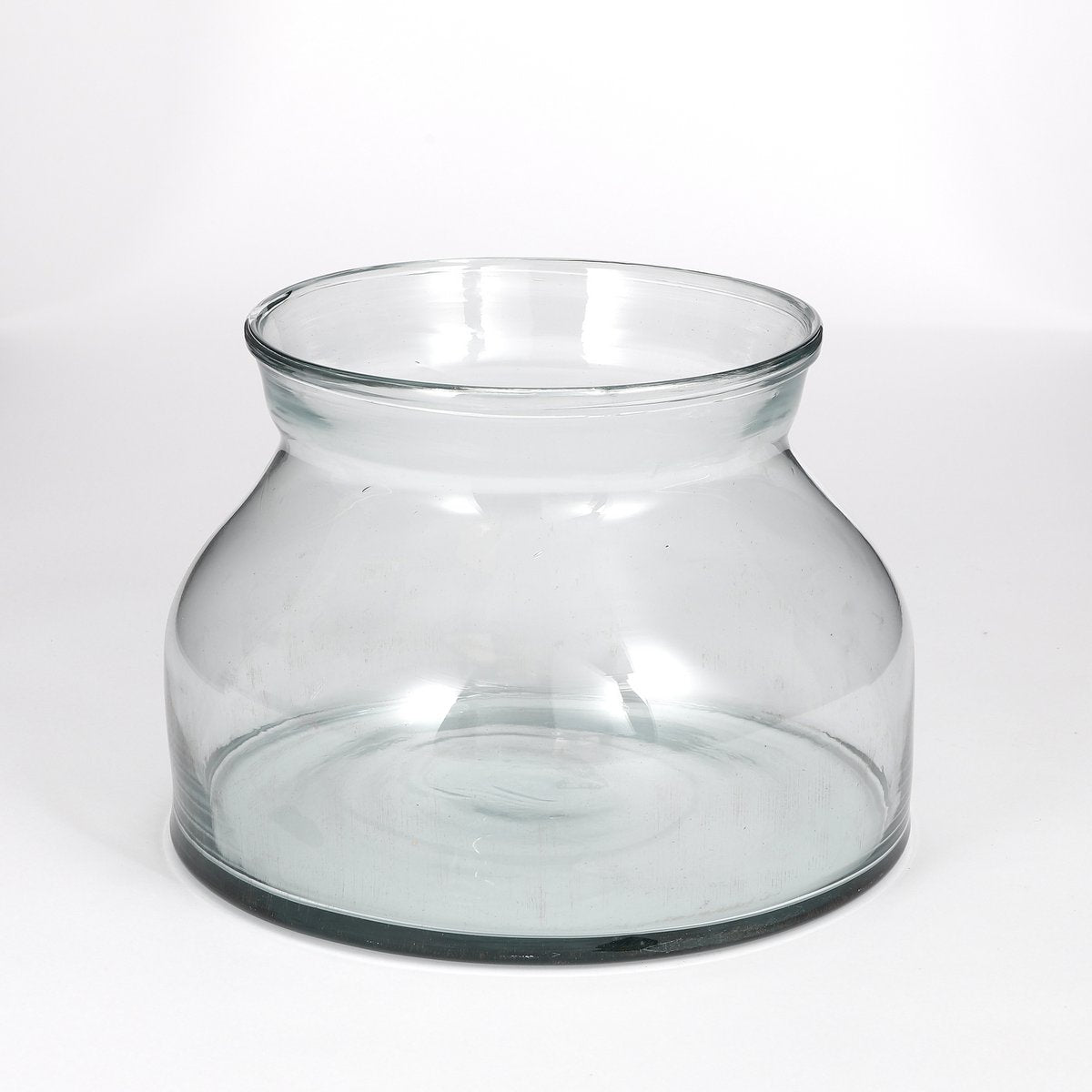 Glimmerdekorationen - Vienne-Schale - H15 x Ø27 cm - Recyceltes Glas - Transparent