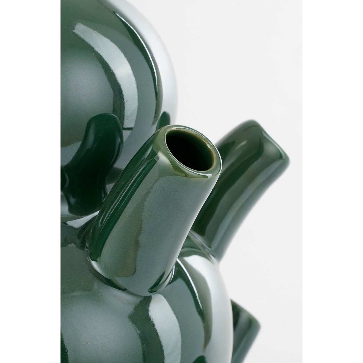 Glimmerdekorationen - Marlijn Tulpenvase - H46 x Ø28 cm - Keramik - Grün