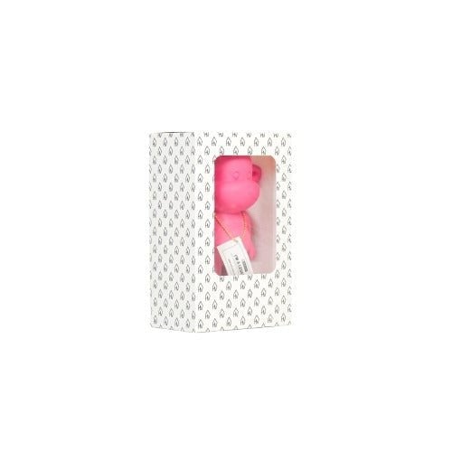 Housevitamin - Ornament - aap -beeldje 'de legende'- polyresin - roze - 11x7x19cm