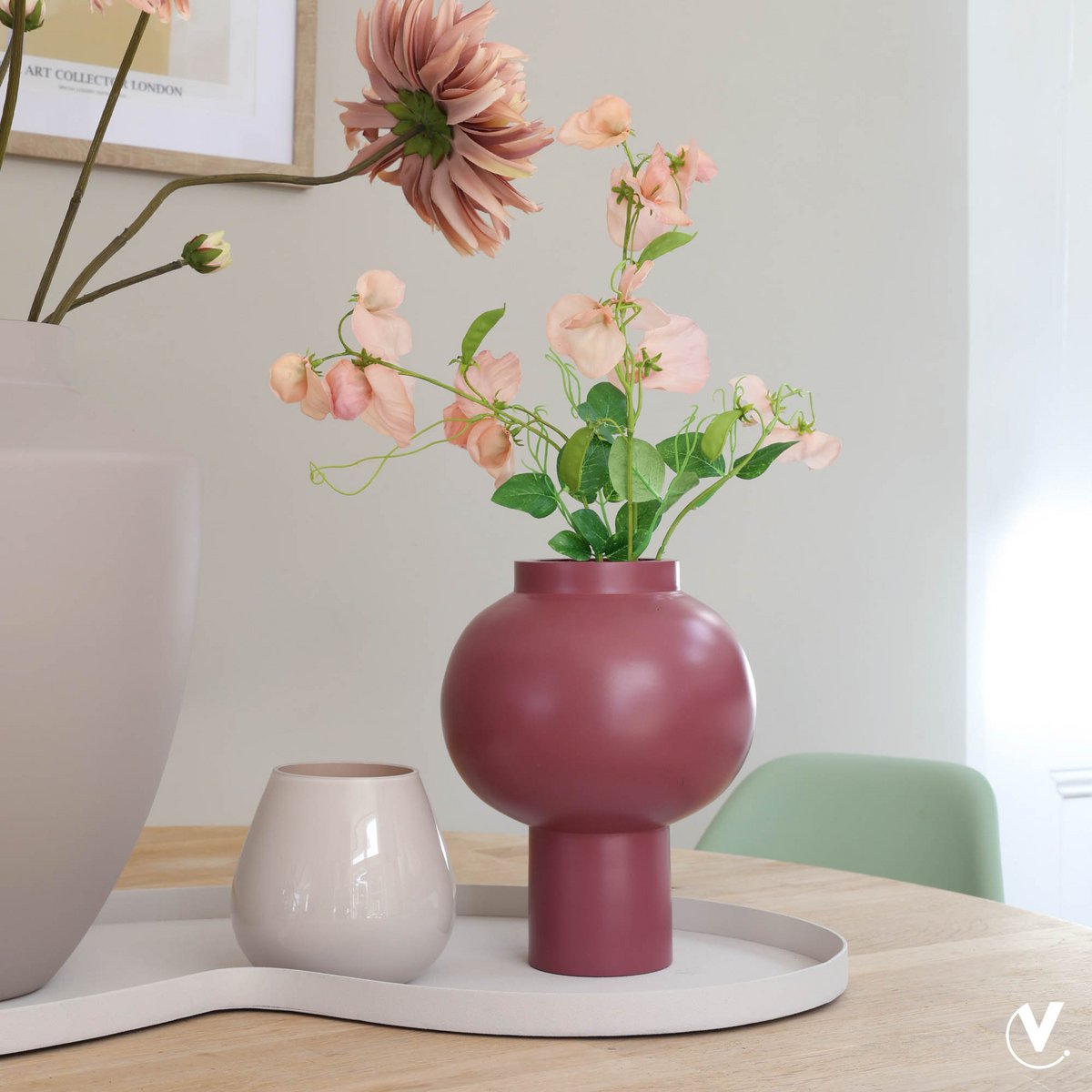 Vase the World - Vaas - Telsen mauve