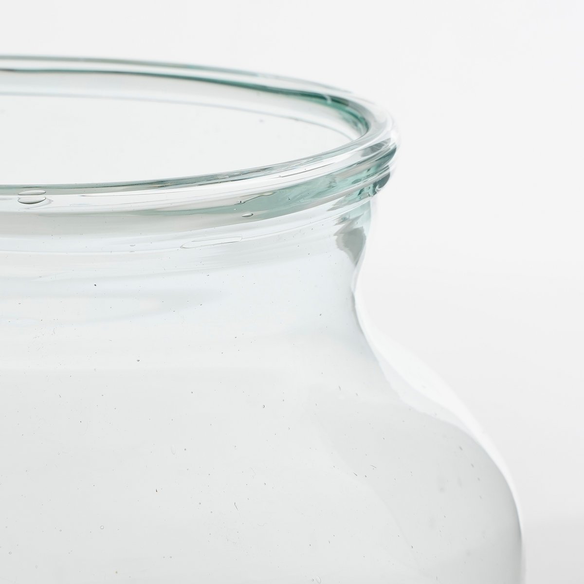 Glimmerdekorationen - Vienne Vase - H20 x Ø21 cm - Recyceltes Glas - Transparent