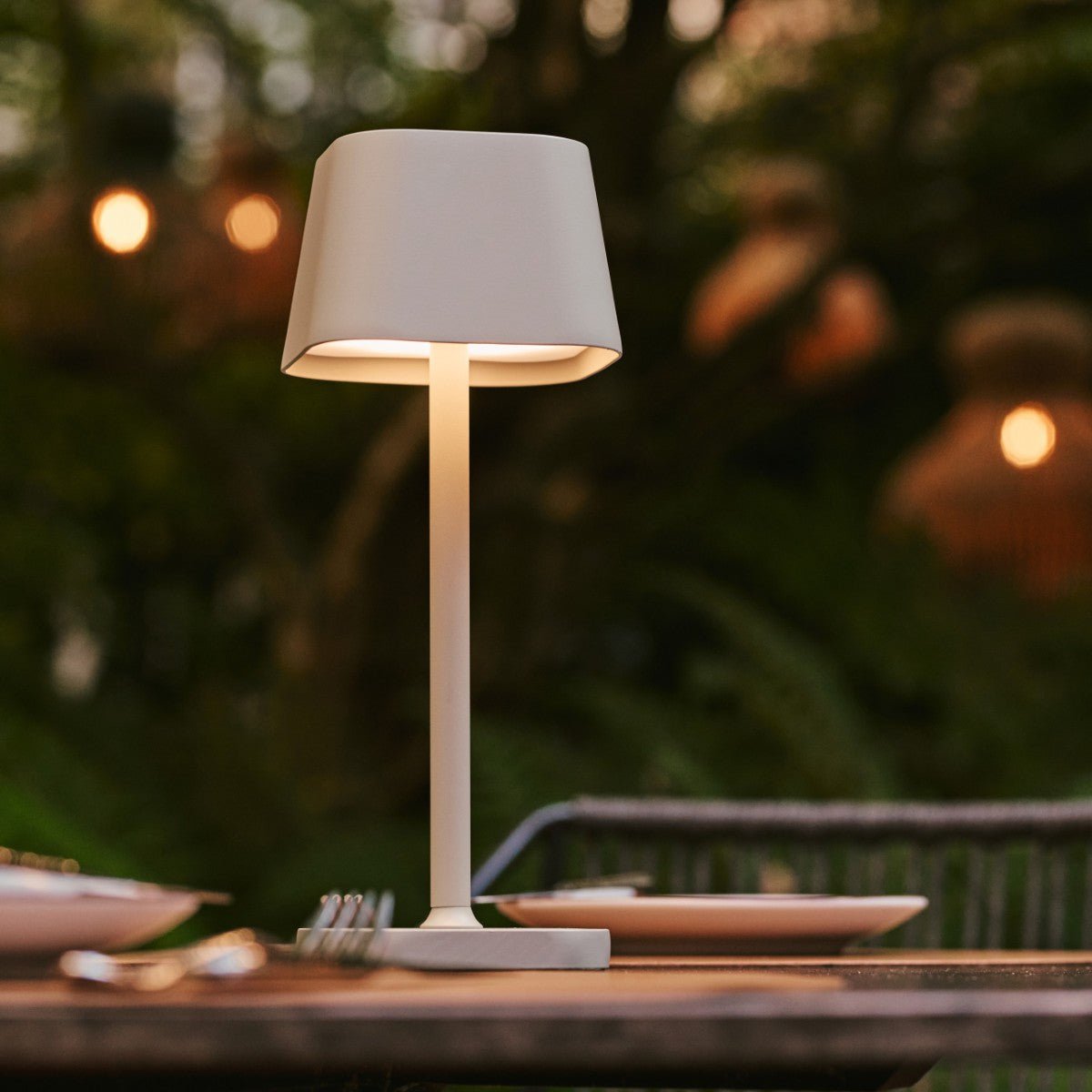 Tavellio-Amsterdam - Ava Shadow Gray - Oplaadbare tafellamp | Stijlvol, draadloos en dimbaar