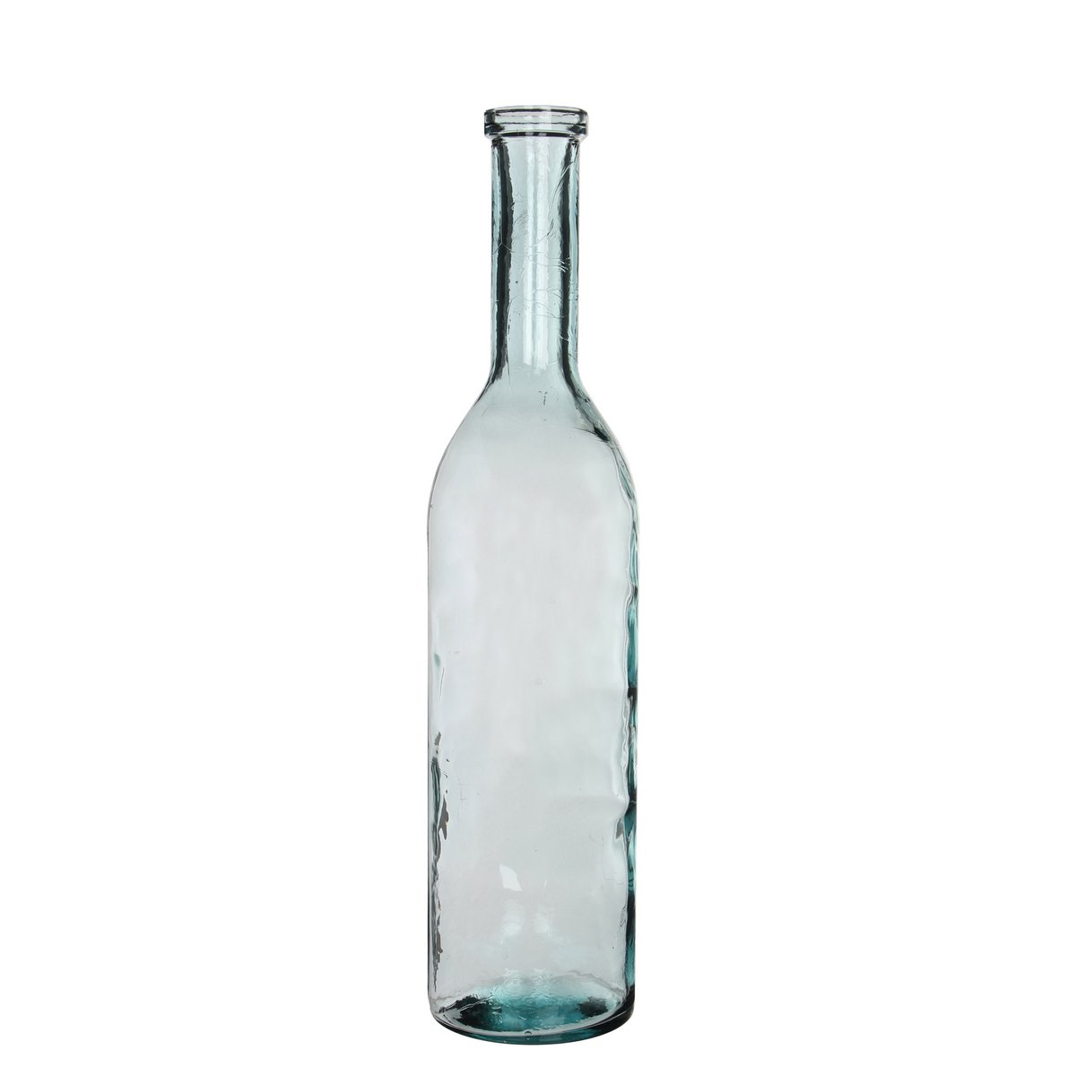 Mica Decorations - Rioja Flaschenvase - H75 x Ø18 cm - Recyceltes Glas - Transparent