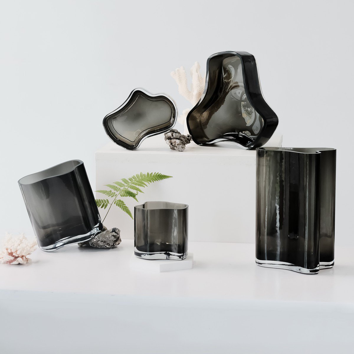 Element Accessories - Nieuw modern design grote kom of bord, geïnspireerd op CORAL en Aalto, COR08GR