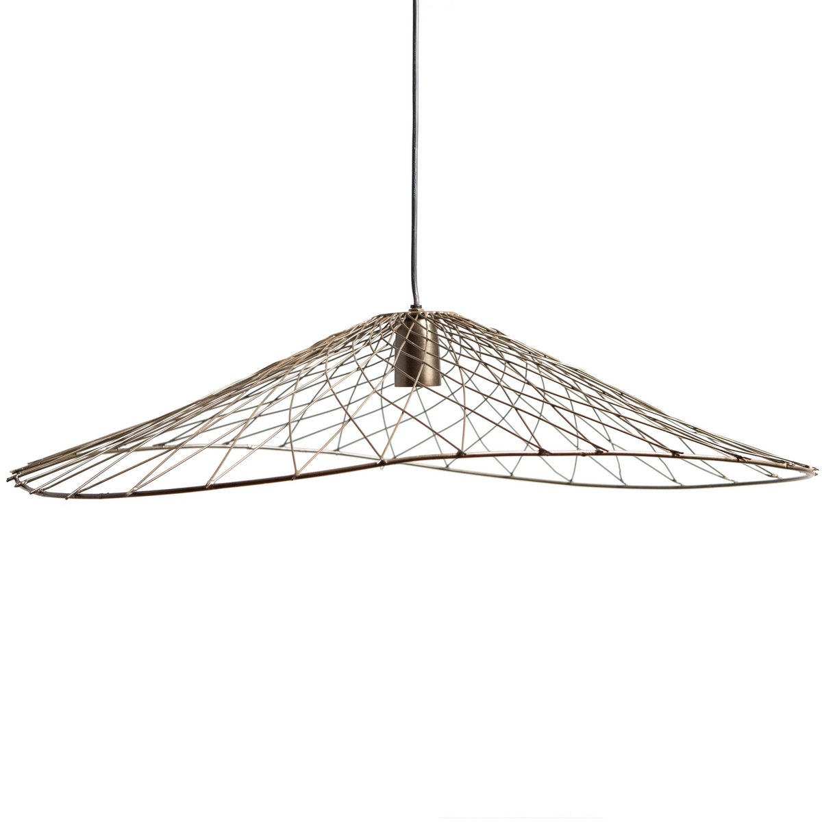 1304 Design - Hanglamp OLIVER antiek brons 70x60x15cm