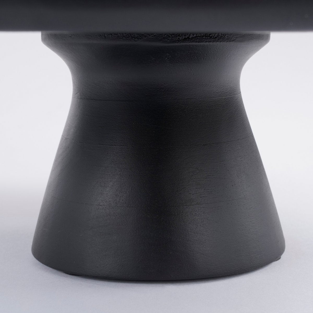 Mica Decorations - Tallo Taartplateau - H10 x Ø30 cm - 100% FSC Mangohout - Zwart