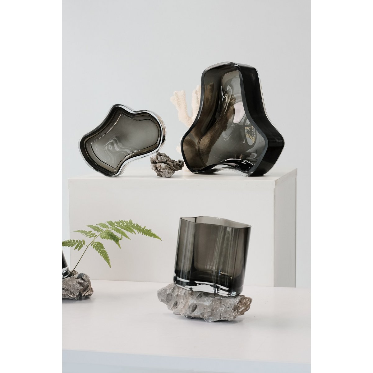 Element Accessories - Nieuw modern design grote kom of bord, geïnspireerd op CORAL en Aalto, COR08GR