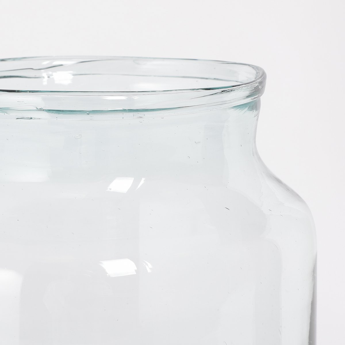 Glimmerdekorationen - Vienne Vase - H30 x Ø18 cm - Recyceltes Glas - Transparent
