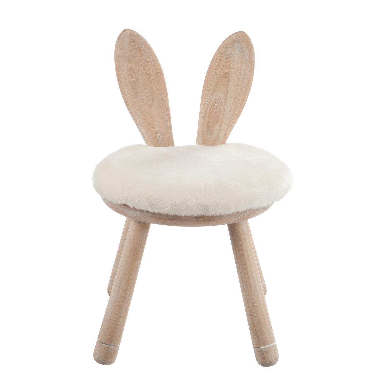 J-Line – Hochstuhl Rabbit Ear – Holz – Natur