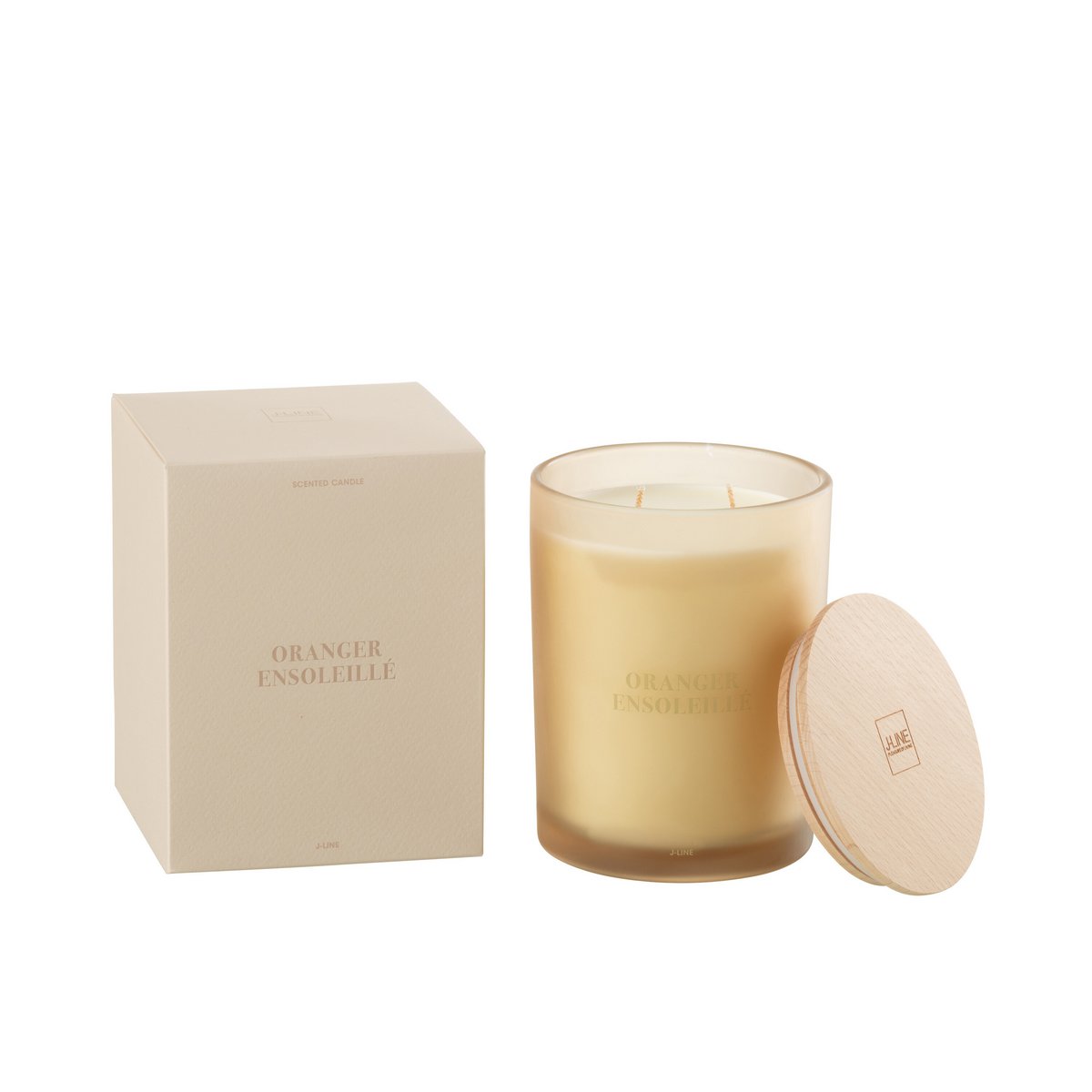 J-Line – Essential Accords Duftkerze – Sunny Orange Tree – Gelb