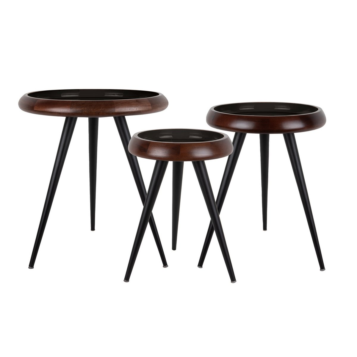 Leitmotiv - Tischset Dreibein mit Metallbeinen