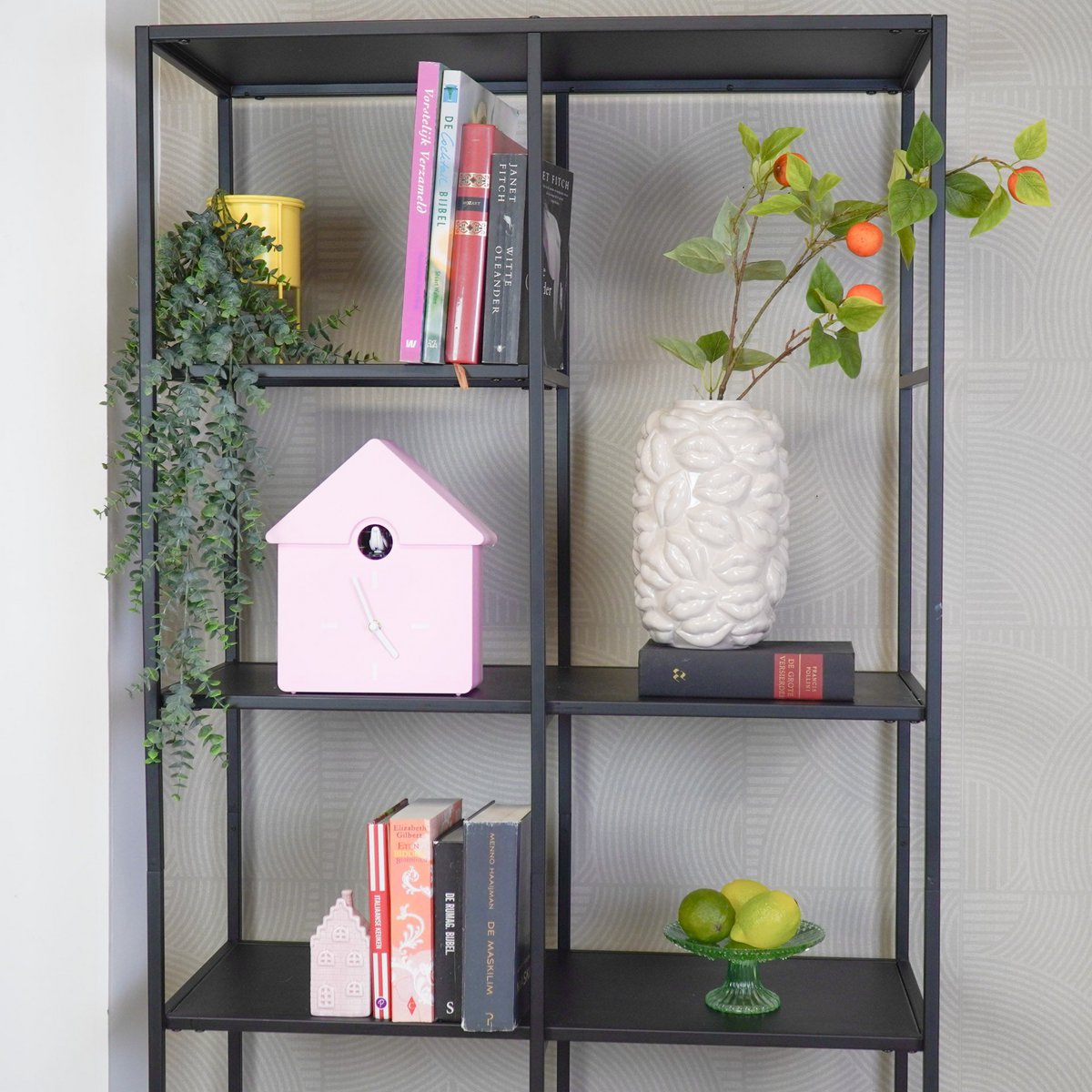 Housevitamin - Klokklokkoekjes koekoek- lichtroze- 24x27x9cm