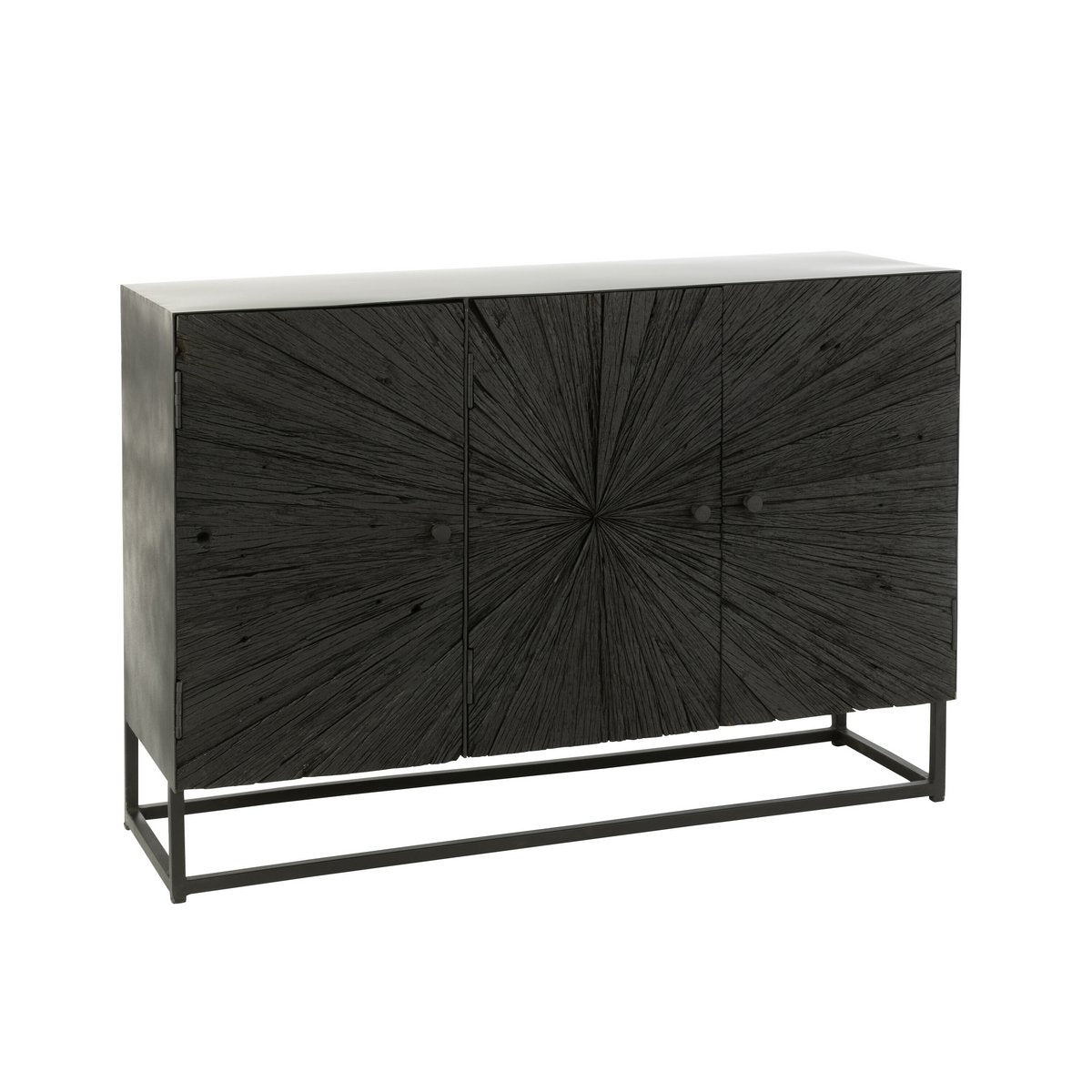 J-Line – Sideboard Shanil Holz/Eisen Schwarz