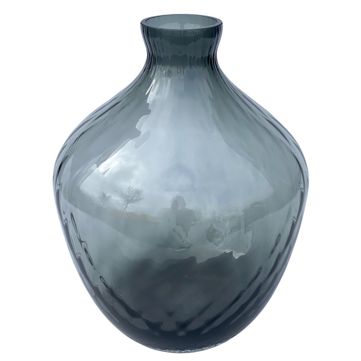 Vase the World - Vaas - Traun grey effect, laatste items!