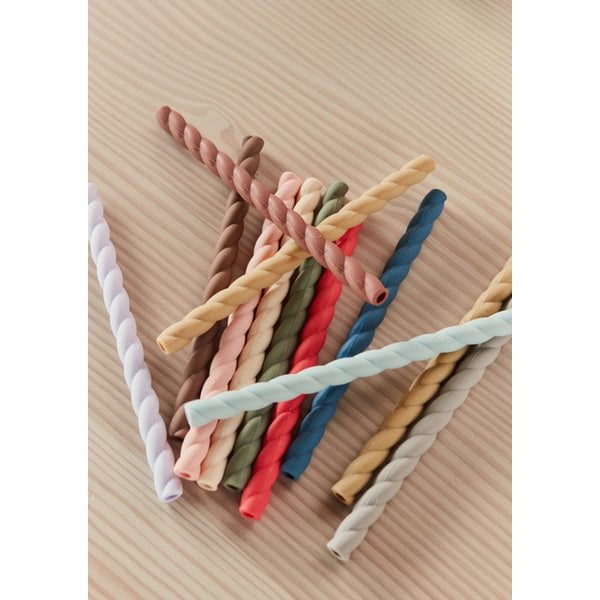 OYOY - Weicher Silikon-Strohhalm - 6er-Pack