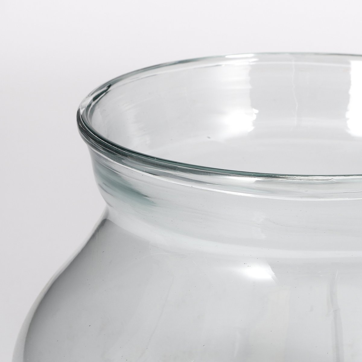 Glimmerdekorationen - Vienne-Schale - H15 x Ø27 cm - Recyceltes Glas - Transparent