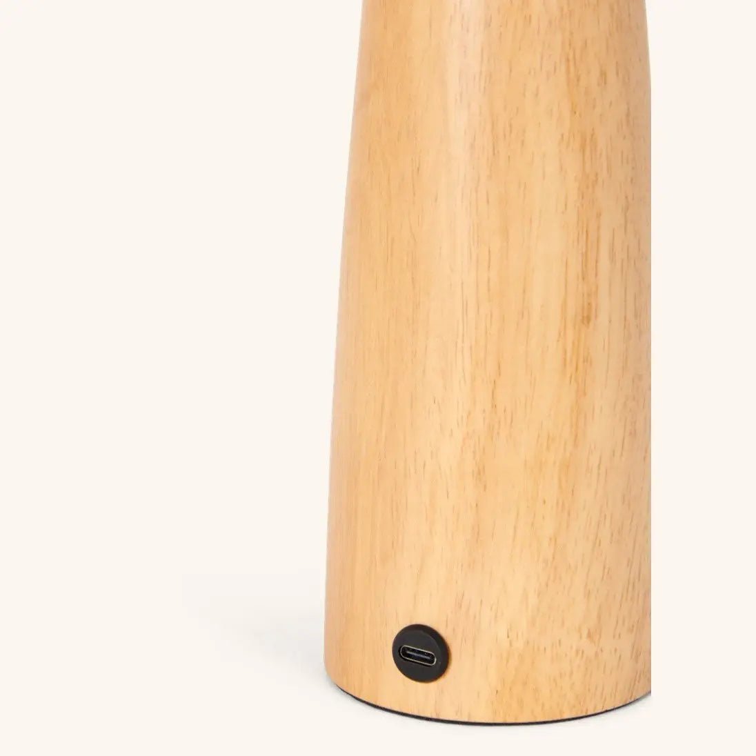 Tavellio-Amsterdam - Lennart Houten Tafellamp – Oplaadbare, dimbare en draadloze verlichting