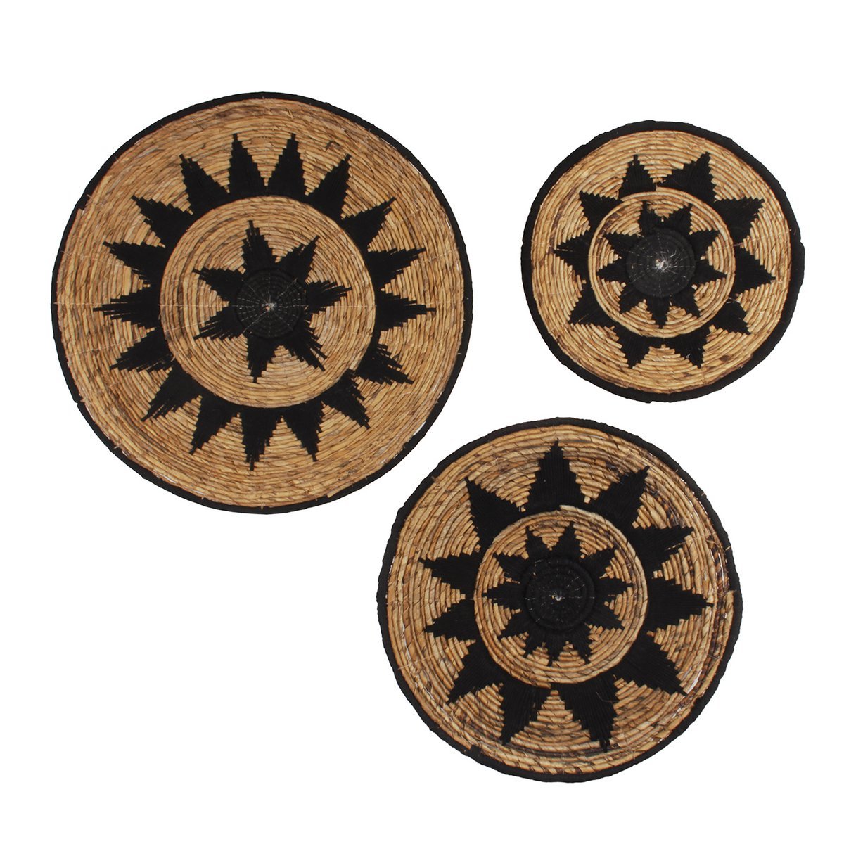 Pole to Pole - Wanddekoration Stern Schwarz M