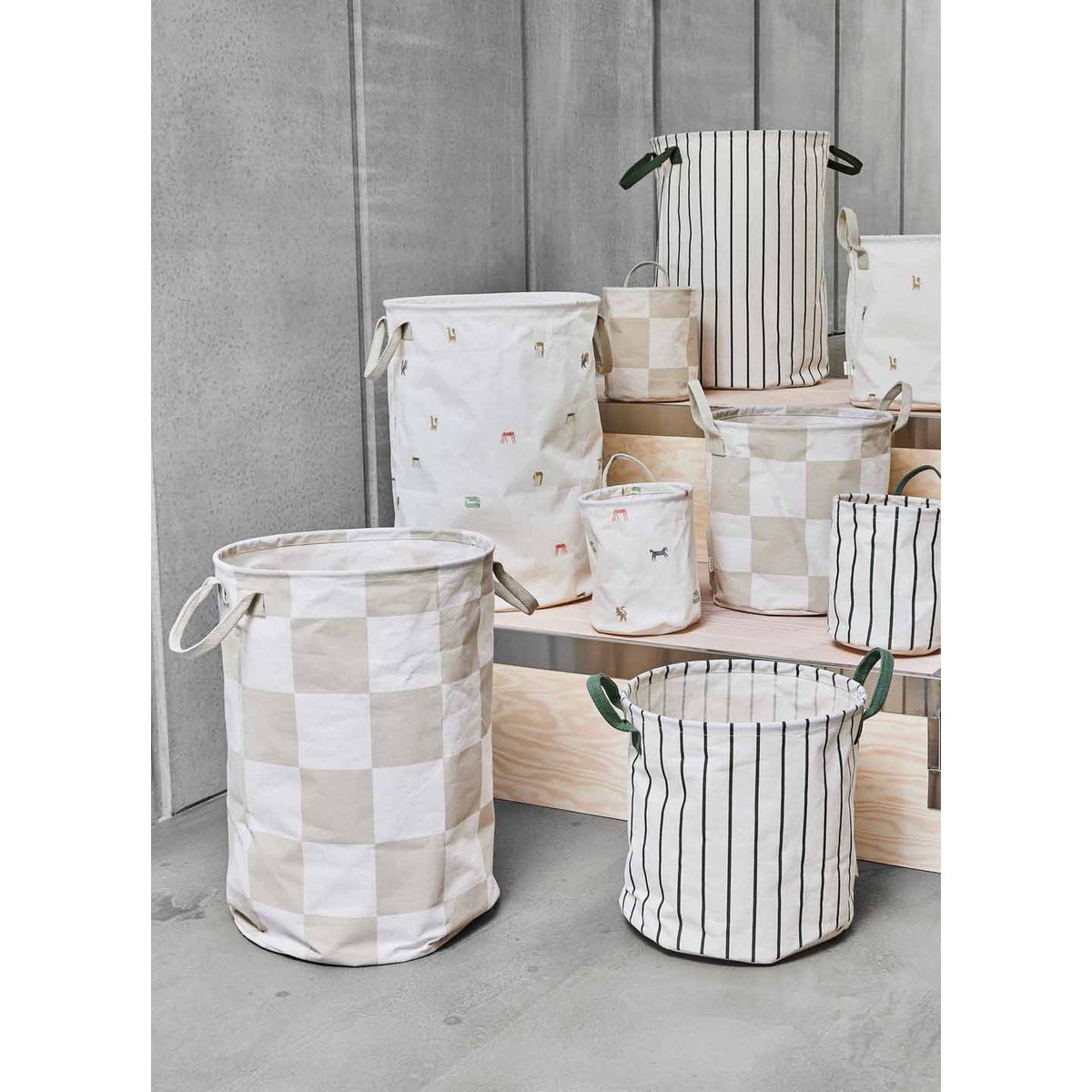 OYOY - Wäsche-/Aufbewahrungskorb „Chess“ - groß