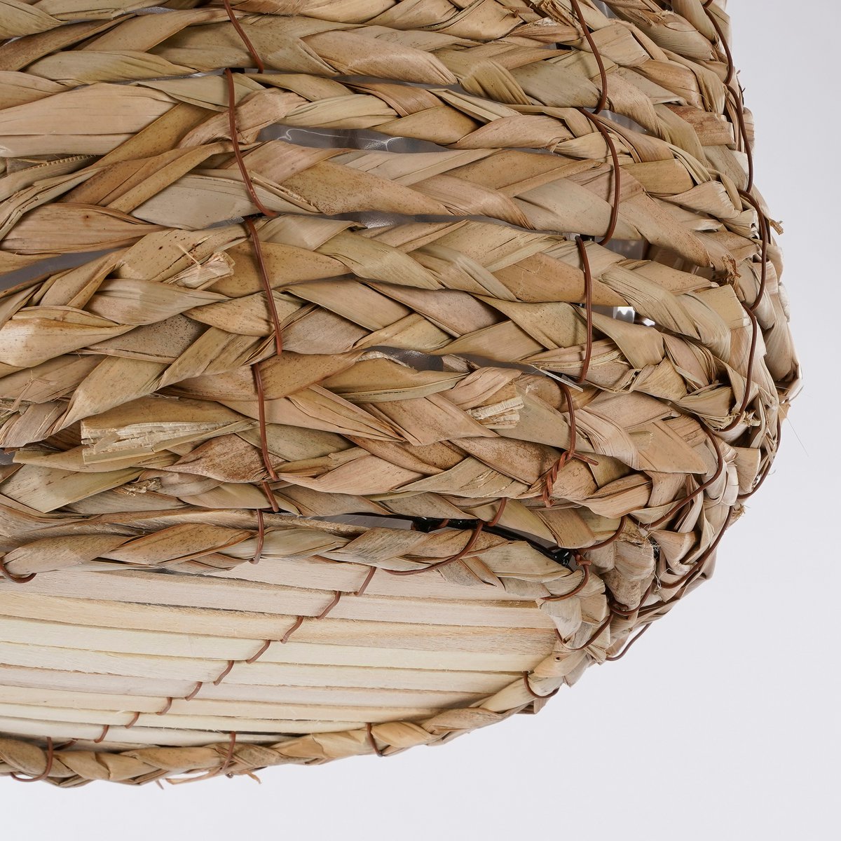 Mica Decorations - Avalon Hangpot - Set van 3 - H90 x Ø30 cm - Zeegras - Lichtbruin