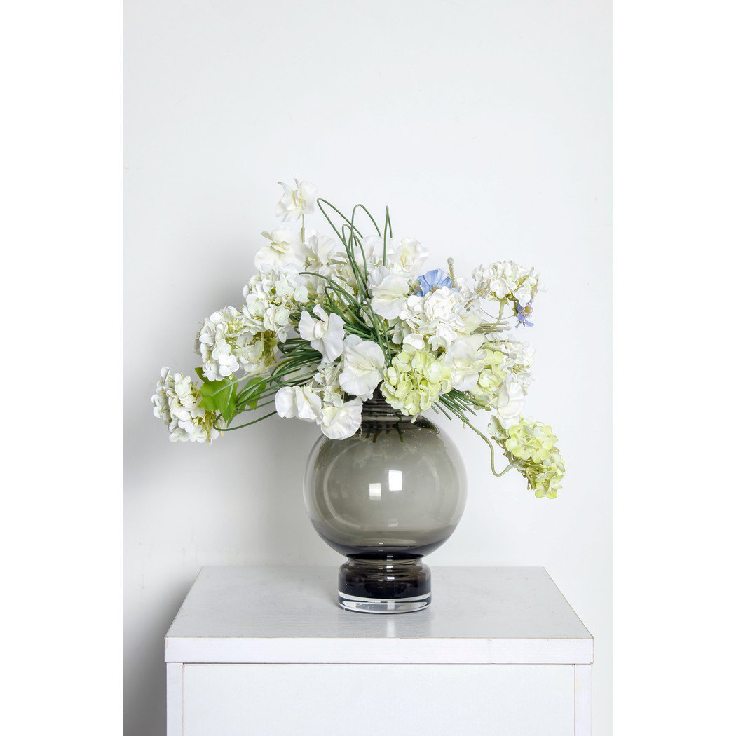 Element Accessories - Moderne bolvormige luxe vaas ORURO - 9mm dik glas