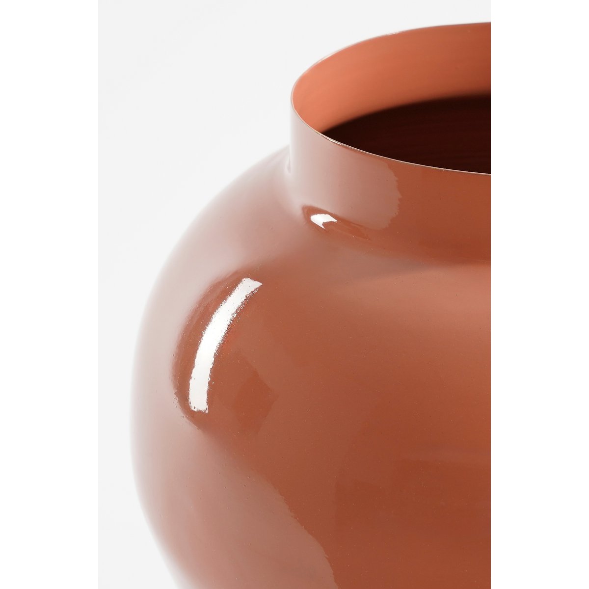 Mica Decorations - Boyd Vaas - H37 x Ø26 cm - Metaal - Terra