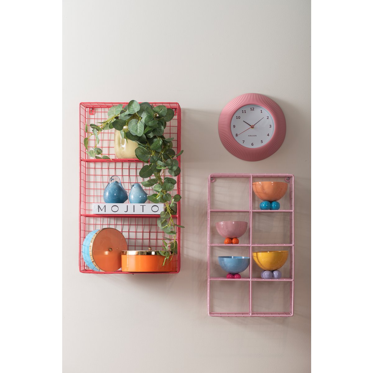 Karlsson - Wandklok Tender Rib